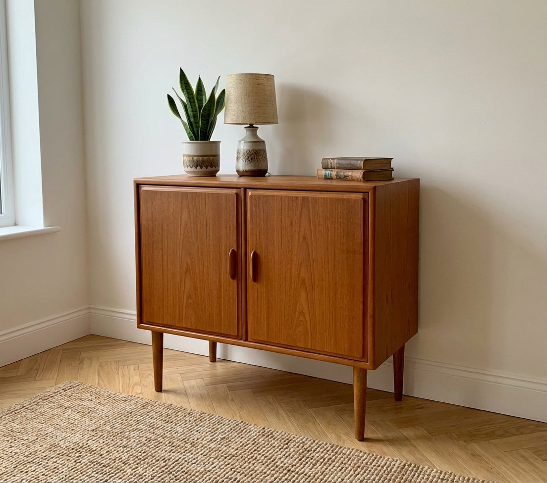 Enfilade scandinave vintage en teck, années 60